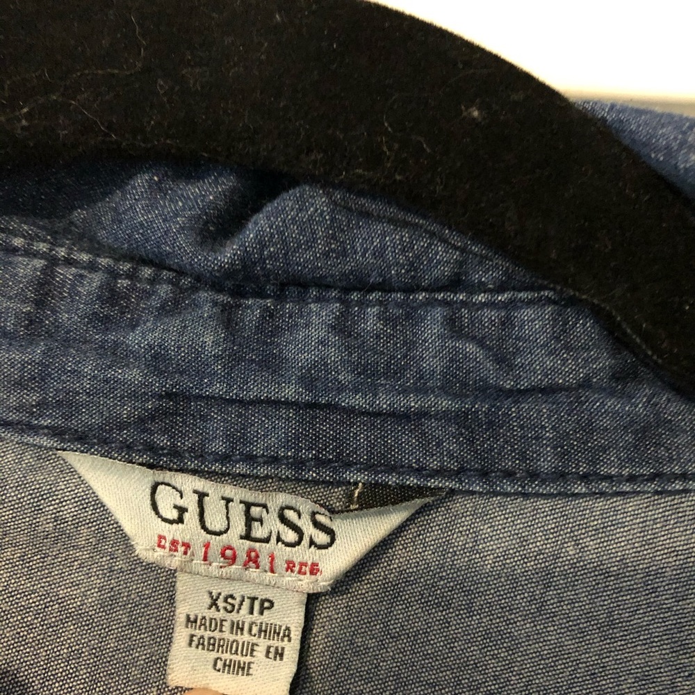 Guess jean shirt